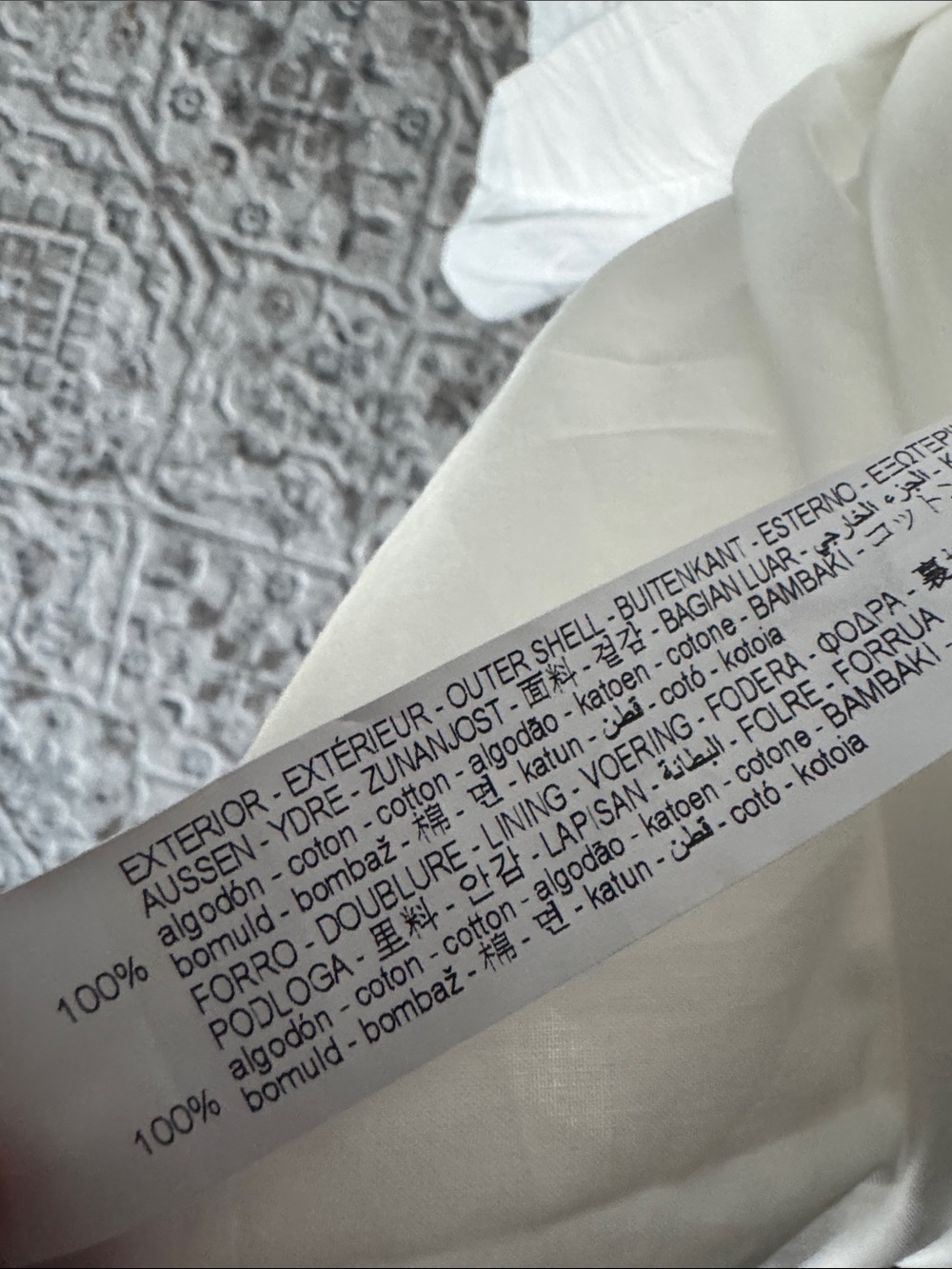 ZARA White Eyelet Shirt Maxi Dress with collar and belt Cotton NWT Medium - Picture 12 of 12